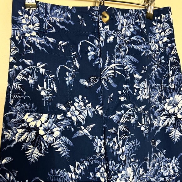 MAEVE Collette Floral Crop Wide Leg Pants - Picture 3 of 12